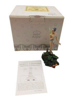 Greenwich Workshop Pearl Bisque Fiona the Turtle Faerie Figurine With Box COA